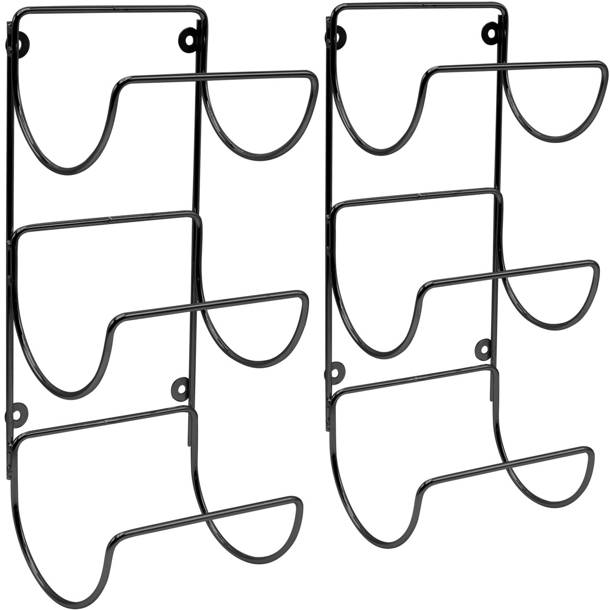 Ron Trading Towel Rack Bracket Wall Mounted 2Piece Set (Black) Wayfair